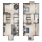 The Oak 2BD, 1.5BA 985 sf Townhouse  floor plan at Cary Pines Apartments in Cary, NC