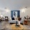 living room with modern decor at Cary Pines Apartments in Cary, NC