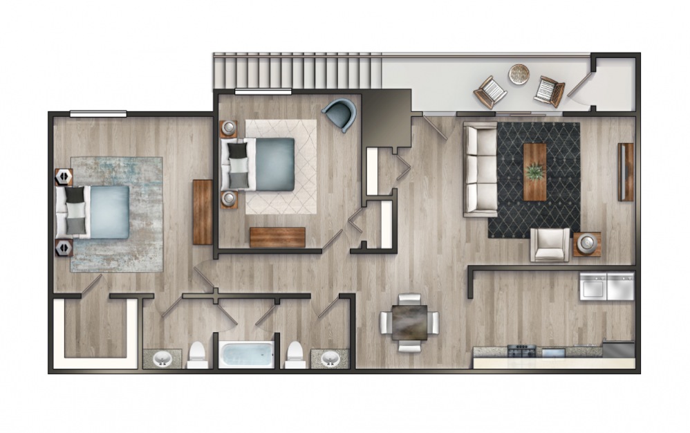 The Cedar II – Newly Redesigned floorplan 